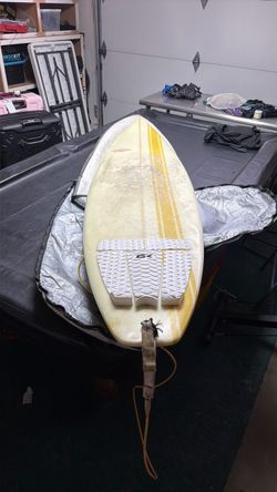 Surf Board with board cover