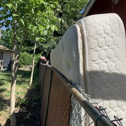 King Size Bed With Box springs And Frame