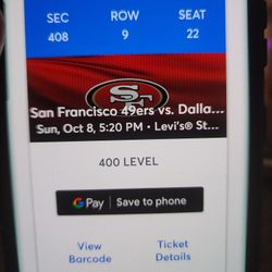 I Have Ticket For Tomorrow's Game 