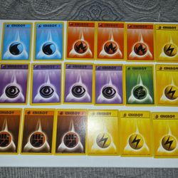 Pokemon Energy Cards! (Vintage) 18 Total