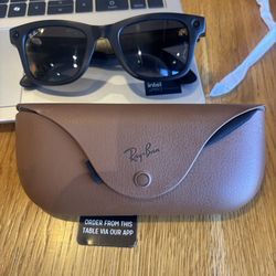 Slightly Used Ray-Ban Smart Sunglasses — For Sale / Trade