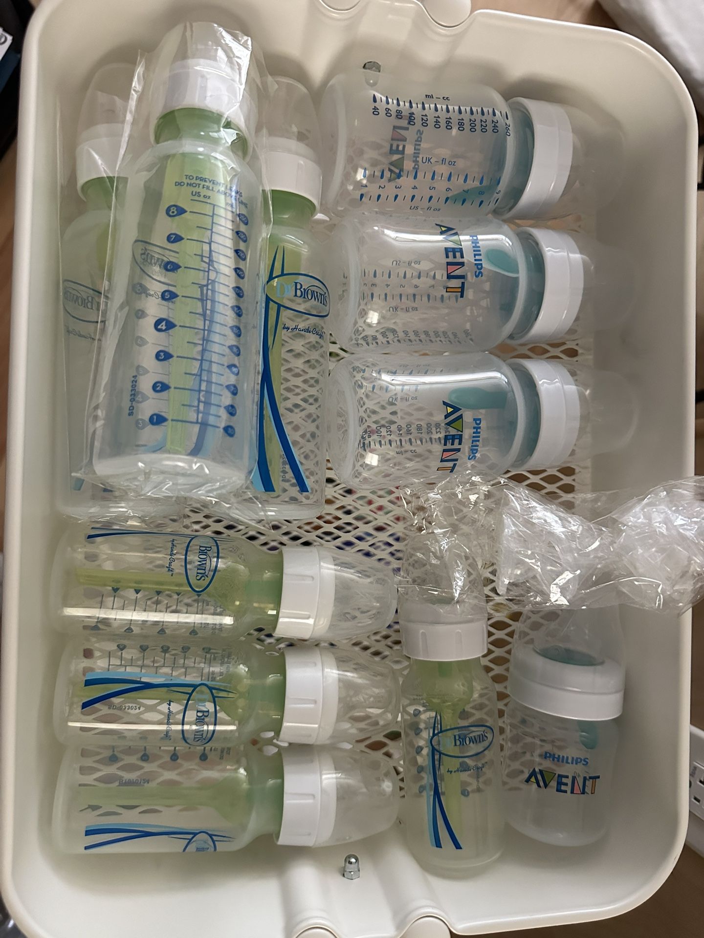 Dr. Brown bottles, Philips Avent bottles