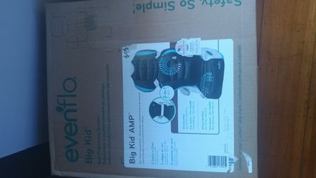 New evenflo big kid car seat