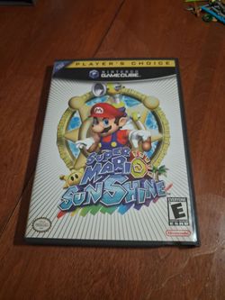 GameCube Super Mario Sunshine with the manual tested and working $35 pick up in Glendale