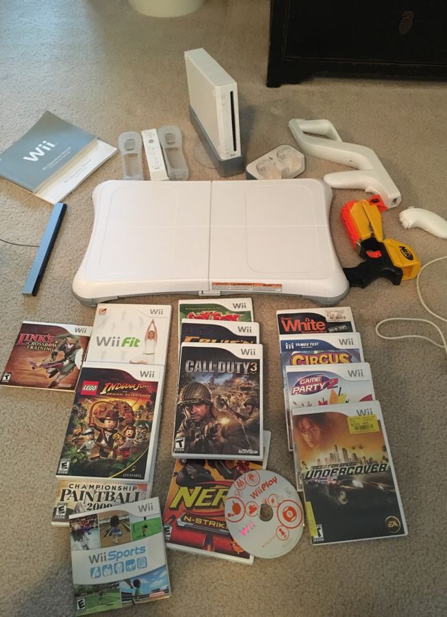 Wii console and accessories