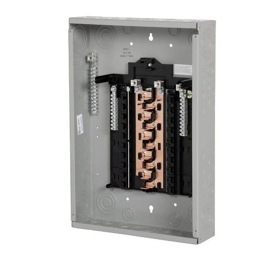 Siemens PN 100 Amp 20 Spaces 20 Circuit Indoor Convertible Main Breaker Panel Plug On Neutral Load Center