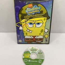 SpongeBob SquarePants Movie (Nintendo GameCube, 2004) NO MANUAL Tested Authentic