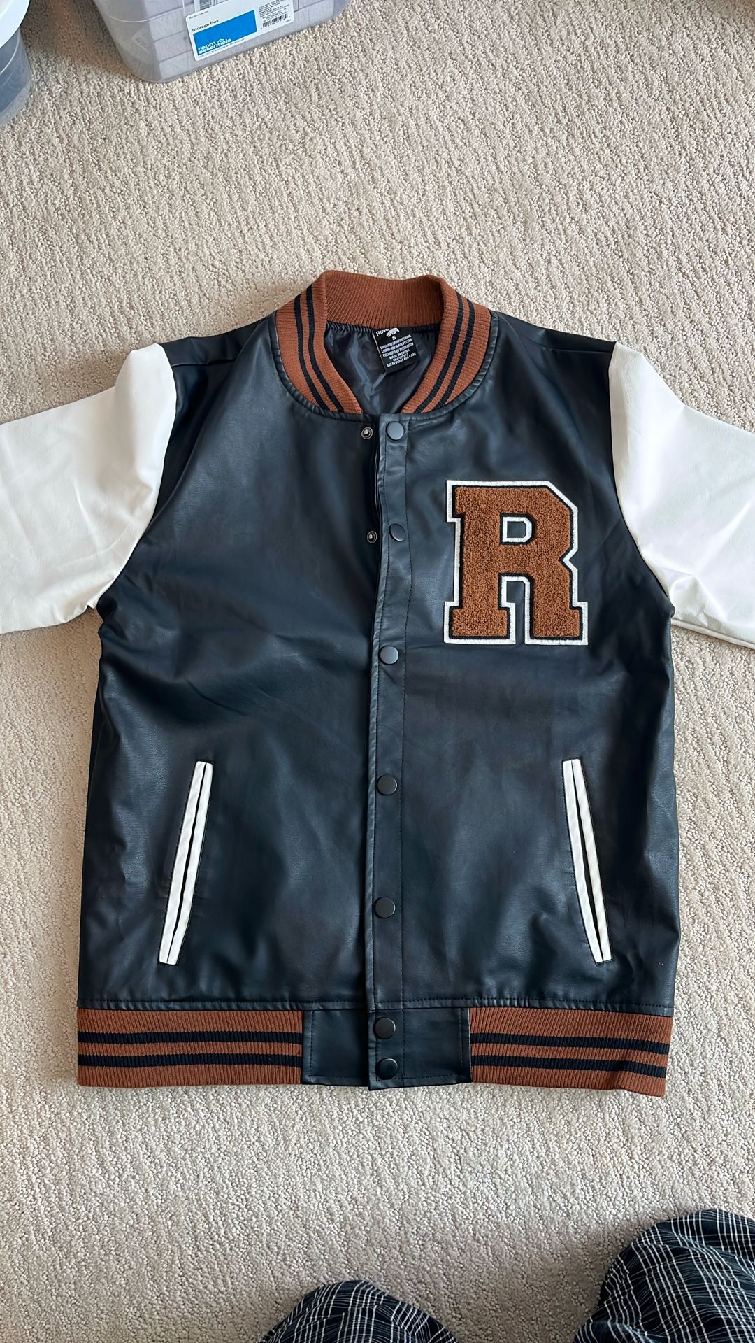 Men’s Ring of Fire varsity jacket size S