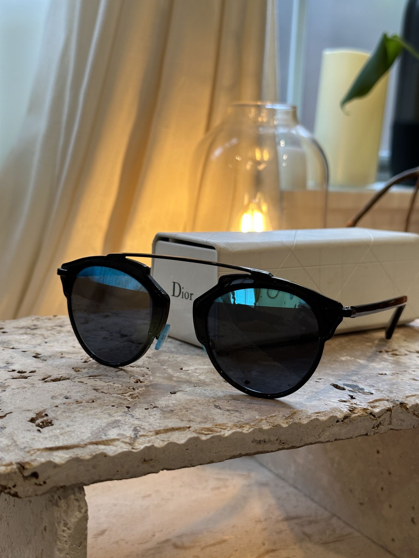 Dior So Real Sunglasses in Black Dior So Real Sunglasses Black/Blue - www.joarbit.com main image 4