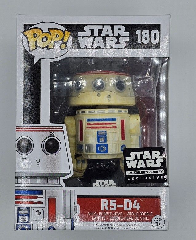 Funko Pop! Star Wars #180 – R5-D4 – Smuggler’s Bounty Exclusive - Brand New