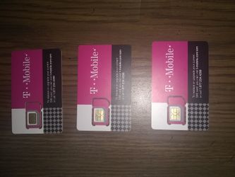 T-MOBILE SIM CARDS