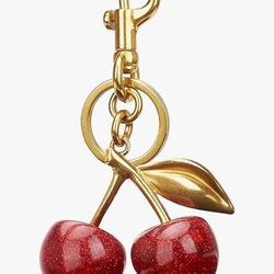 Cherry Keychain - COACH dupe
