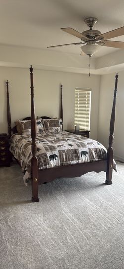 Bedroom set cherry wood