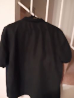 Stussy Brand Black Short Sleeve Shirt
