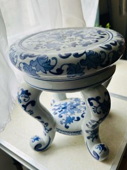 Chinoiserie Garden Plant / Stand Vase Riser