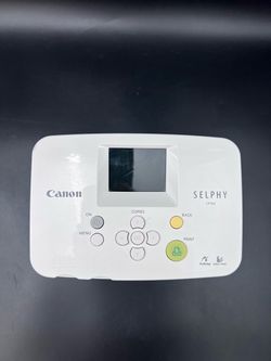 Canon SELPHY CP760 Compact Photo Printer White w/ 4x6 Paper Cassette Untested