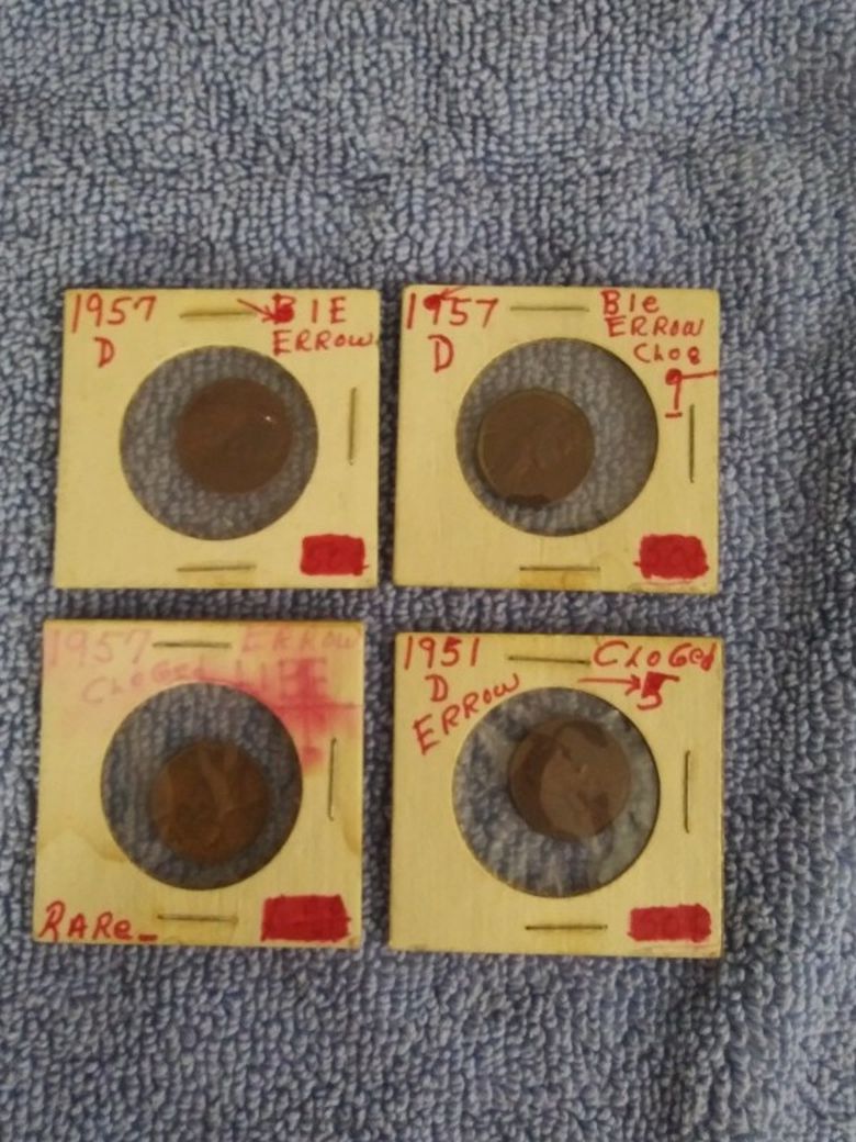   4. Wheat Pennies With Errors