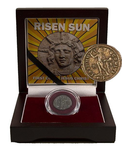 Sol Invictus: The First Bronze Coin of Jesus Christ (One-Coin Box)