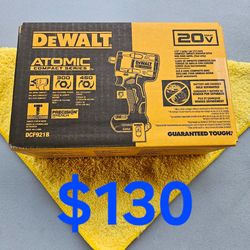 $130 20-Volt Dewalt 1/2" Impact Wrench 450 ft-lbs Breakaway torque (Tool-Only)