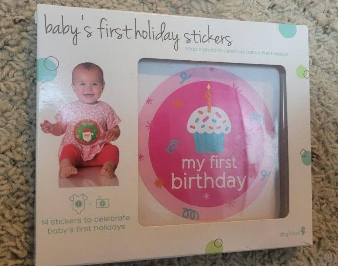 Baby First Holiday Stickers BRAND NEW

