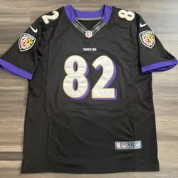 Nike Baltimore Ravens Torrey Smith #82 Black Jersey Men’s Sz 52