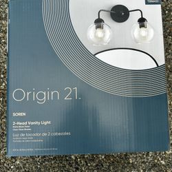 New In Box Bathroom Vanity Light 