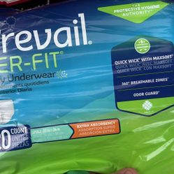 10 Bags Of Prevail Diaper (20 Count Each) SIZE SMALL