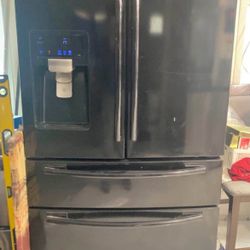 Samsung black French door Refrigerator 