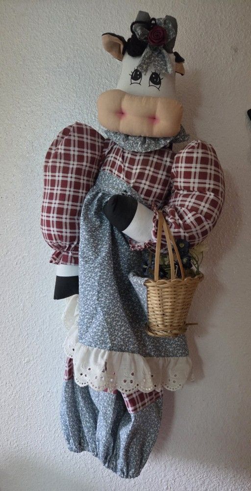 Cow bag holder Vintage