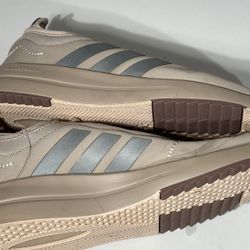 Adidas Cloudfoam Sneakers Tan Beige Running Shoes Men’s Size 10