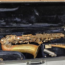 Conn Alto Sax With Case.  Old One