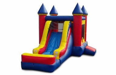 Water slide jumper bouncing house