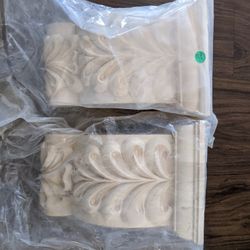 Pair Of Wood Shelves