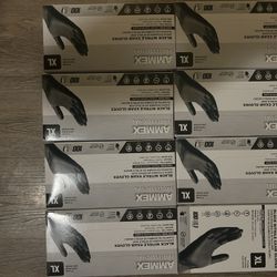 Black Nitrile Gloves