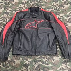 Alpinestars Motorcycle Jacket Black / Red (SIZE - Large)