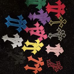 Christian cross iron on patches