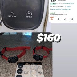 Pet Safe Collars And  In Ground System With Batteries 