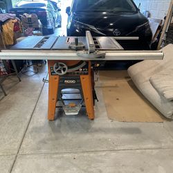 Rigid Cast Iron 10” Table Saw