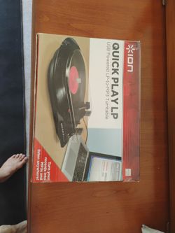 ION quick play LP turntable