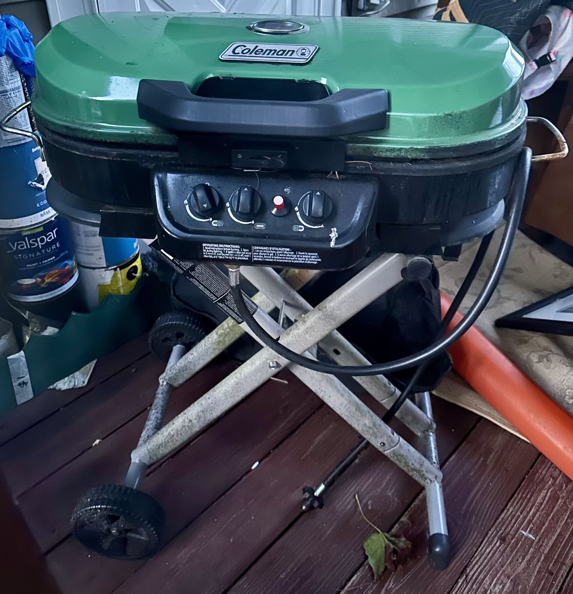 Coleman RoadTrip LXE Portable Propane Grill with Stand