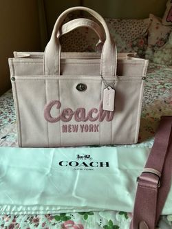 Coach Pink Cargo Tote