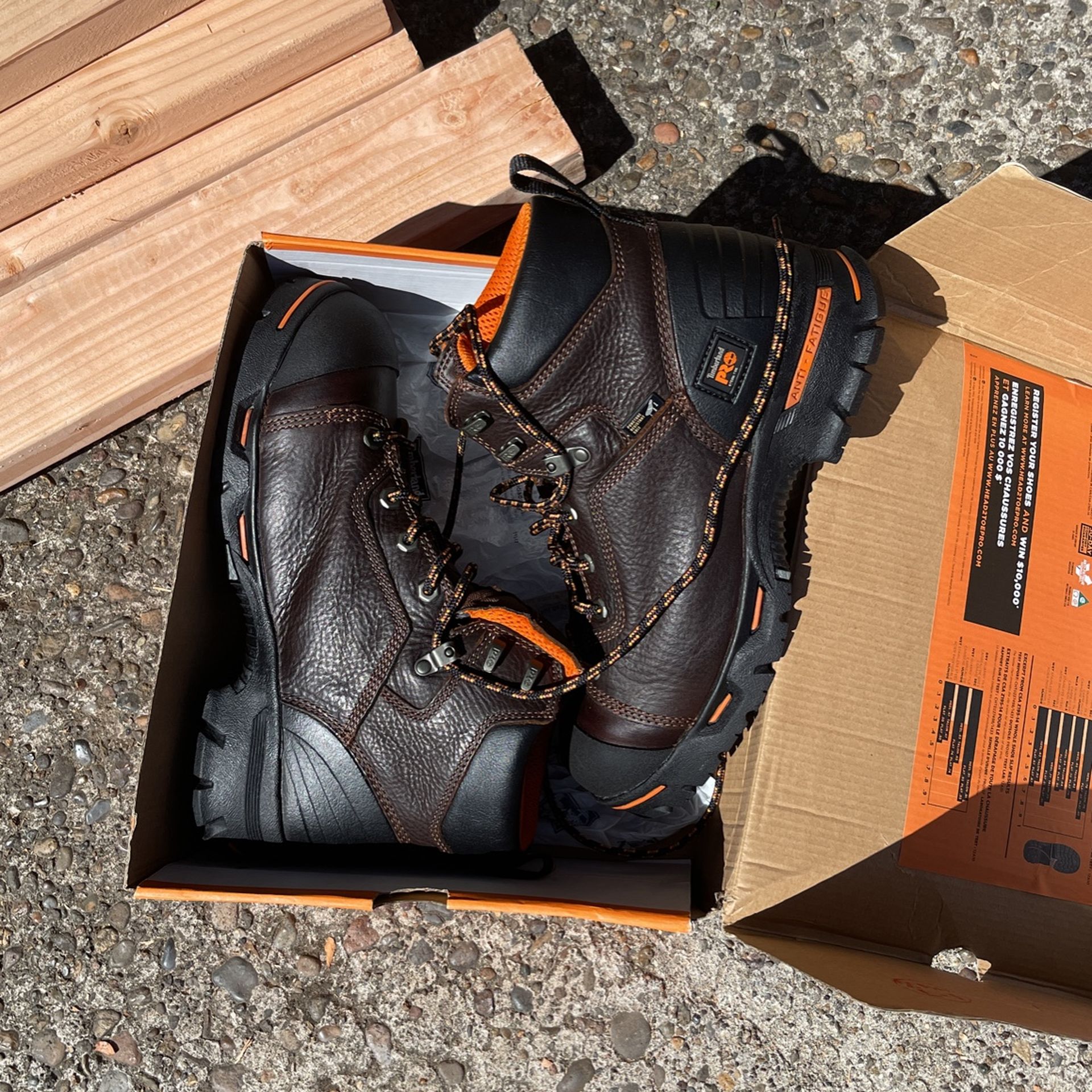 Timberland And Steel Toe