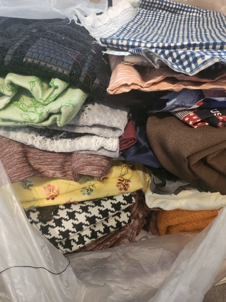 Lot Of Fabric And Wire Frames
