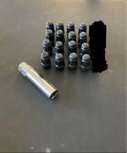 Black Spline 12mmx1.50 With Key (pack Of 16)