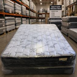 Full regular mattress and box spring New