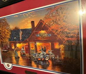 Harley Davidson print 22x 31”