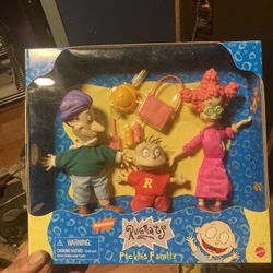 Vintage 1998 Rugrats Pickles Family Figures New In Packaging