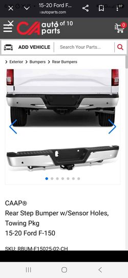 Ford F150 Rear Bumper
