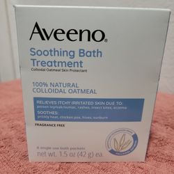 Una caja de aveeno por $8
