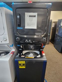 3.8 cu. ft. Washer 5.9 cu. ft. Electric Dryer Combo in Diamond Gray